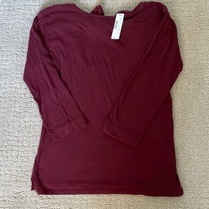 NWT J. Crew Tie-Back Shirt (Small)